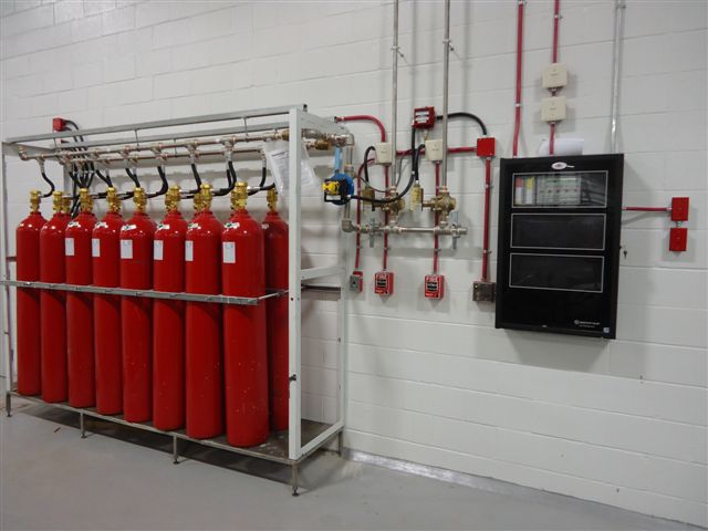 Kidde Carbon Dioxide C02 fire suppression system