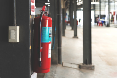 Fire extinguisher in Automotive Facilities