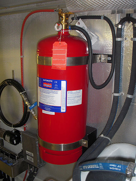 Sea-Fire FM-200 & Novec 1230 fire suppression system 