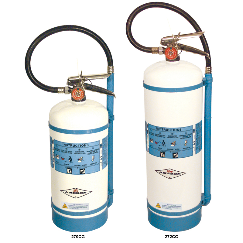 Amerex Water mist fire extinguishers